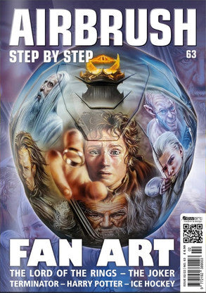 AIRBRUSH STEP BY STEP ASBS MAGAZINE 02/22 Step by Step Magazine