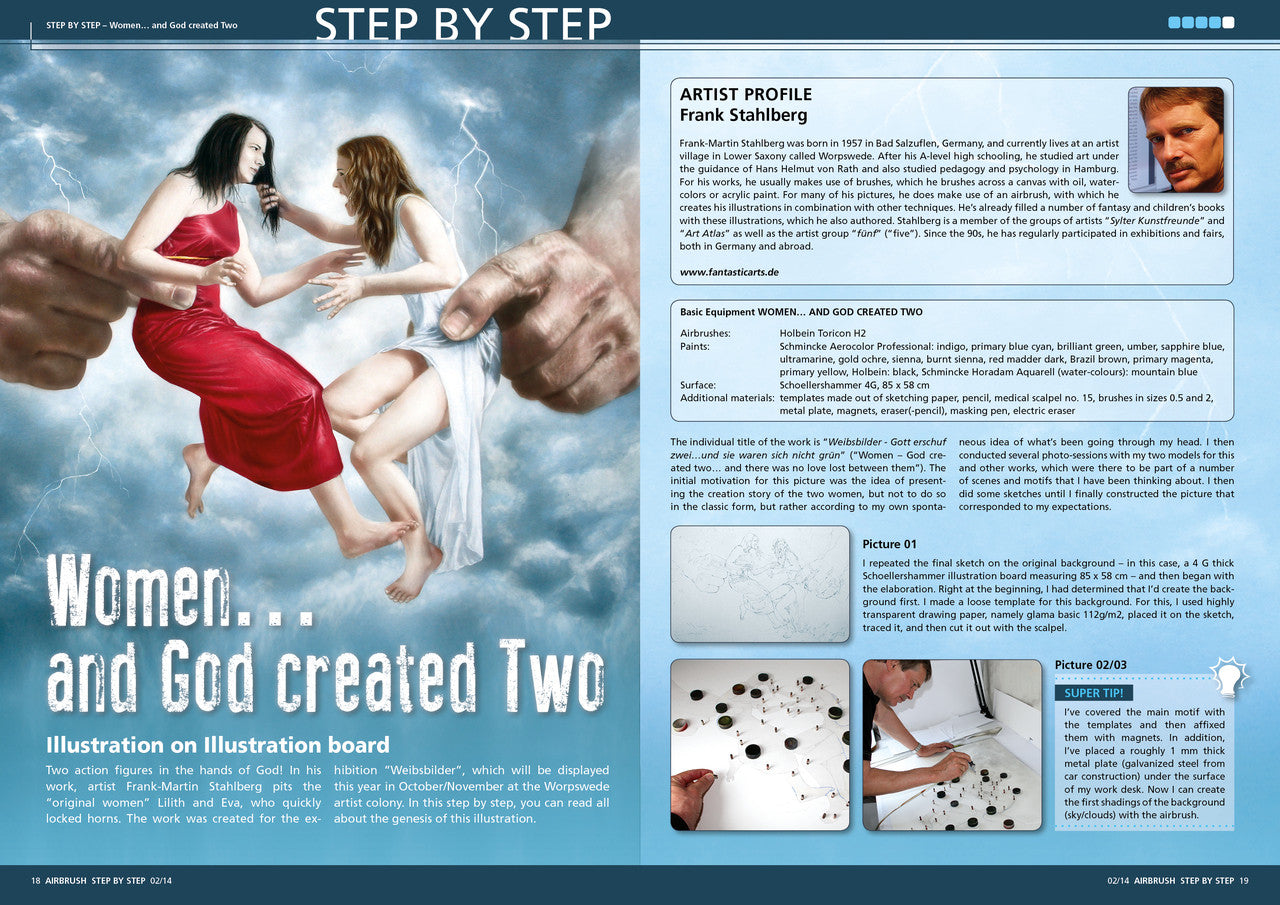 Airbrush Step by Step Magazine 02/14 ASBS 02/14 Step by Step Magazine