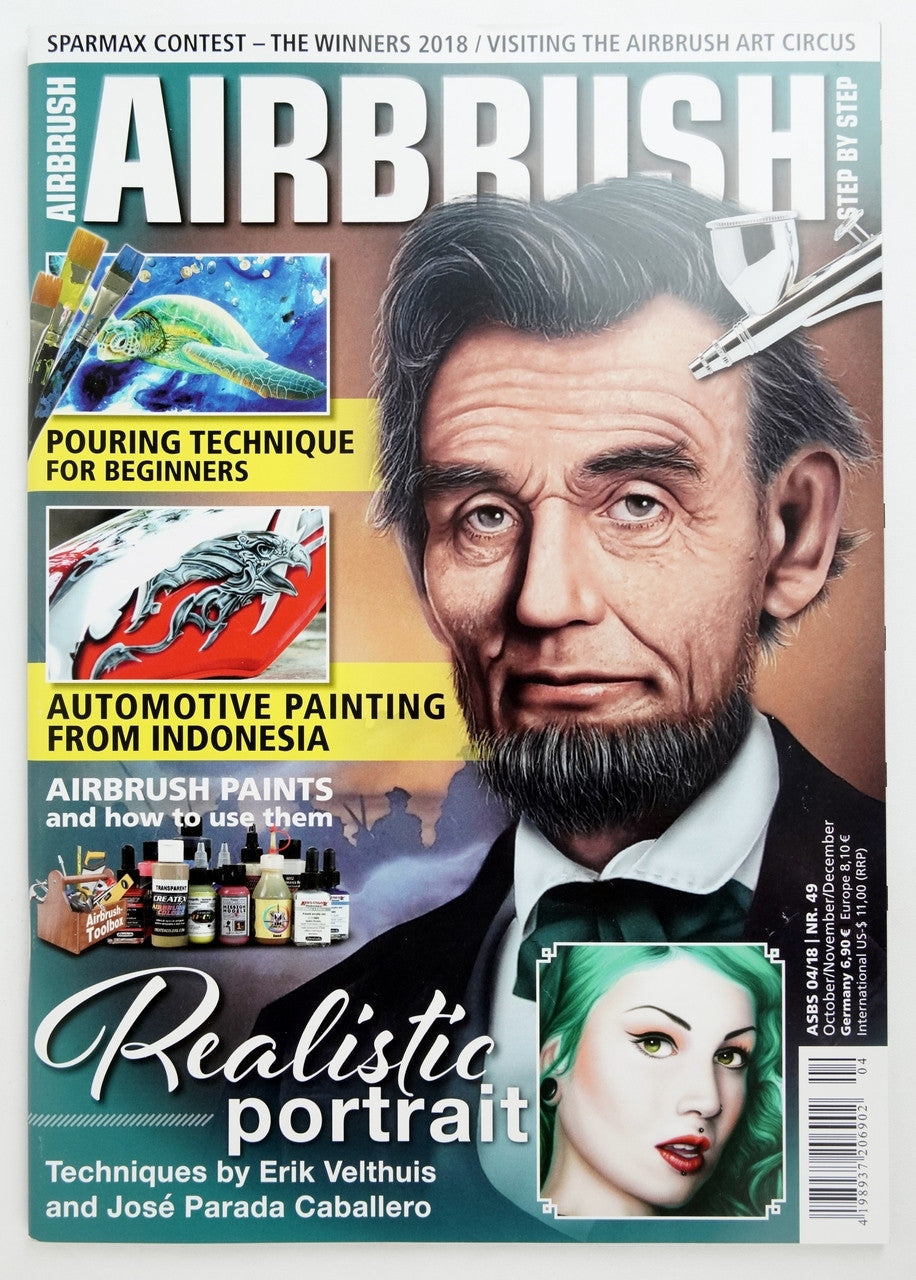 Airbrush Step by Step Magazine 04/18 ASBS 04/18 Step by Step Magazine