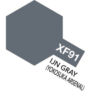 Tamiya Acrylic Model Paints: Ijn Gray (Yokosuka Arsenal) (XF-91)   81791 