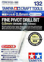 Tamiya Craft Tools: Fine Pivot Drill Bit 0.8 mm Tamiya